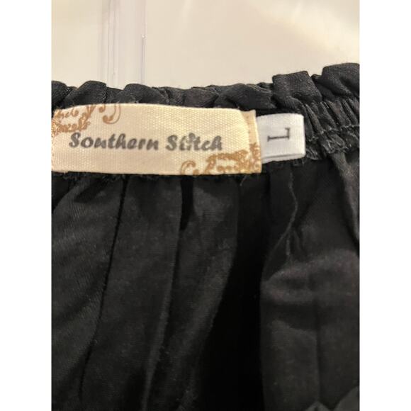 Floral Embroidered Cottage Western Boho Coquette Festival Art to Wear Large - Picture 3 of 11